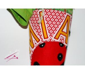 Stickserie - Skinny Alpha Satin Schriftart